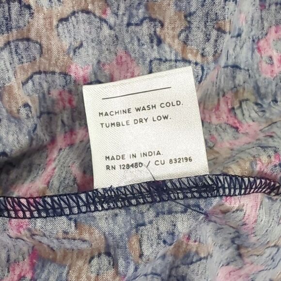 Pact Dress Womens Small Purple Revive Flutter Sleeve Dress Leopard NWT - Picture 9 of 11